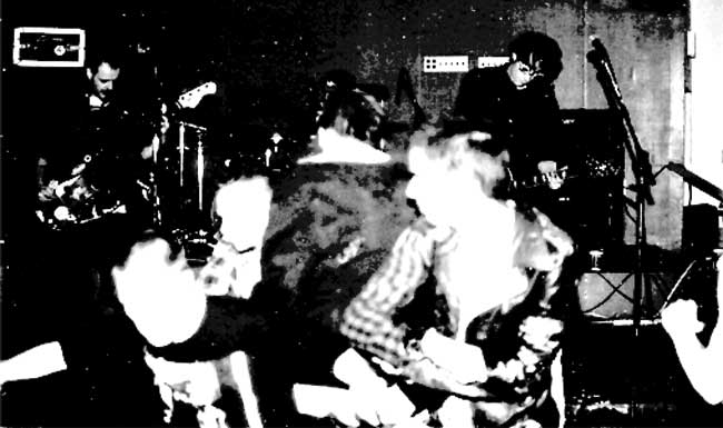 Rhinolift on stage at Cafe Chaos in Montreal
